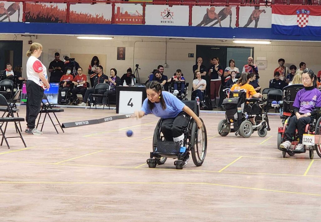 Duarte campeona del Montreal 2023 World Boccia Cup Instituto