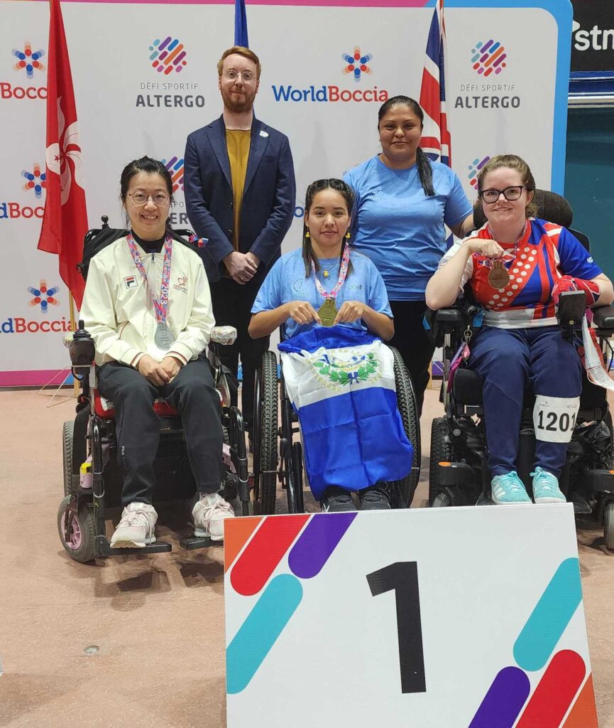 Duarte campeona del Montreal 2023 World Boccia Cup Instituto